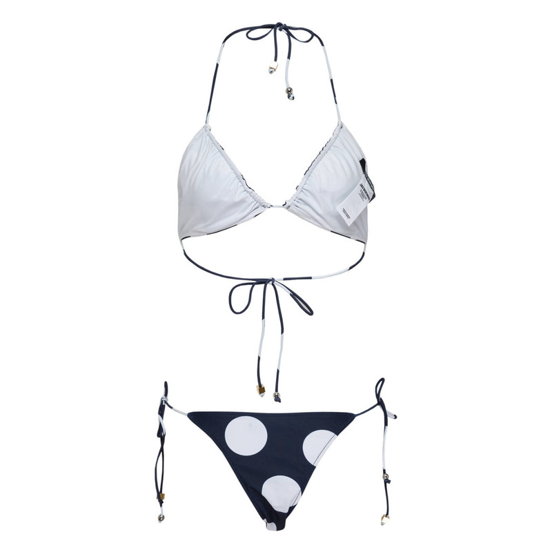 JACQUEMUS Polka Dot Triangle Bikini Set outlook