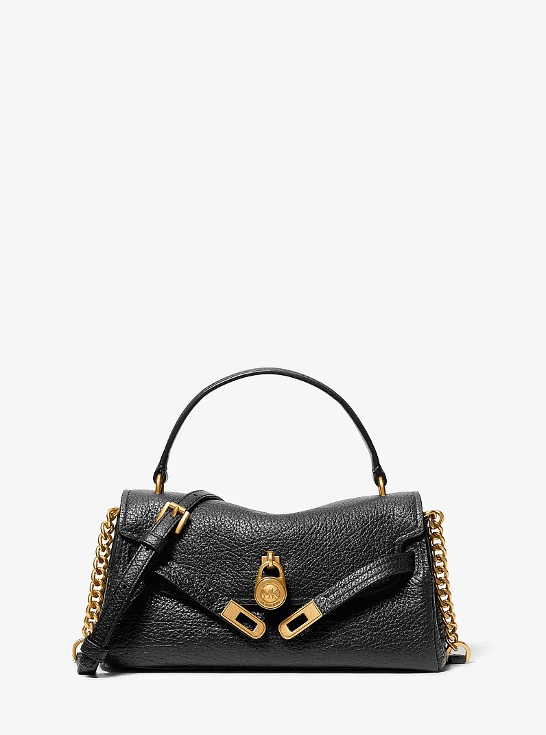Hamilton Moderne Extra-Small Textured Leather Slouchy Crossbody Bag - 1