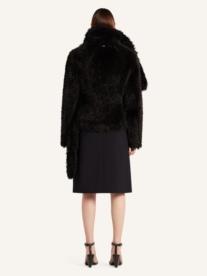 SHEARLING BELTED COAT 5