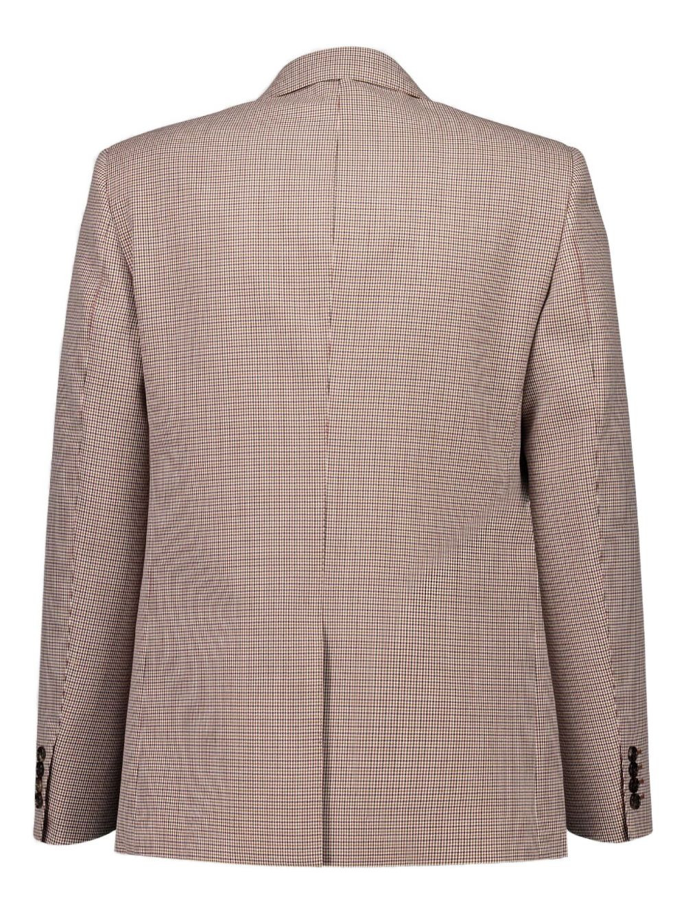 gingham-pattern blazer - 2