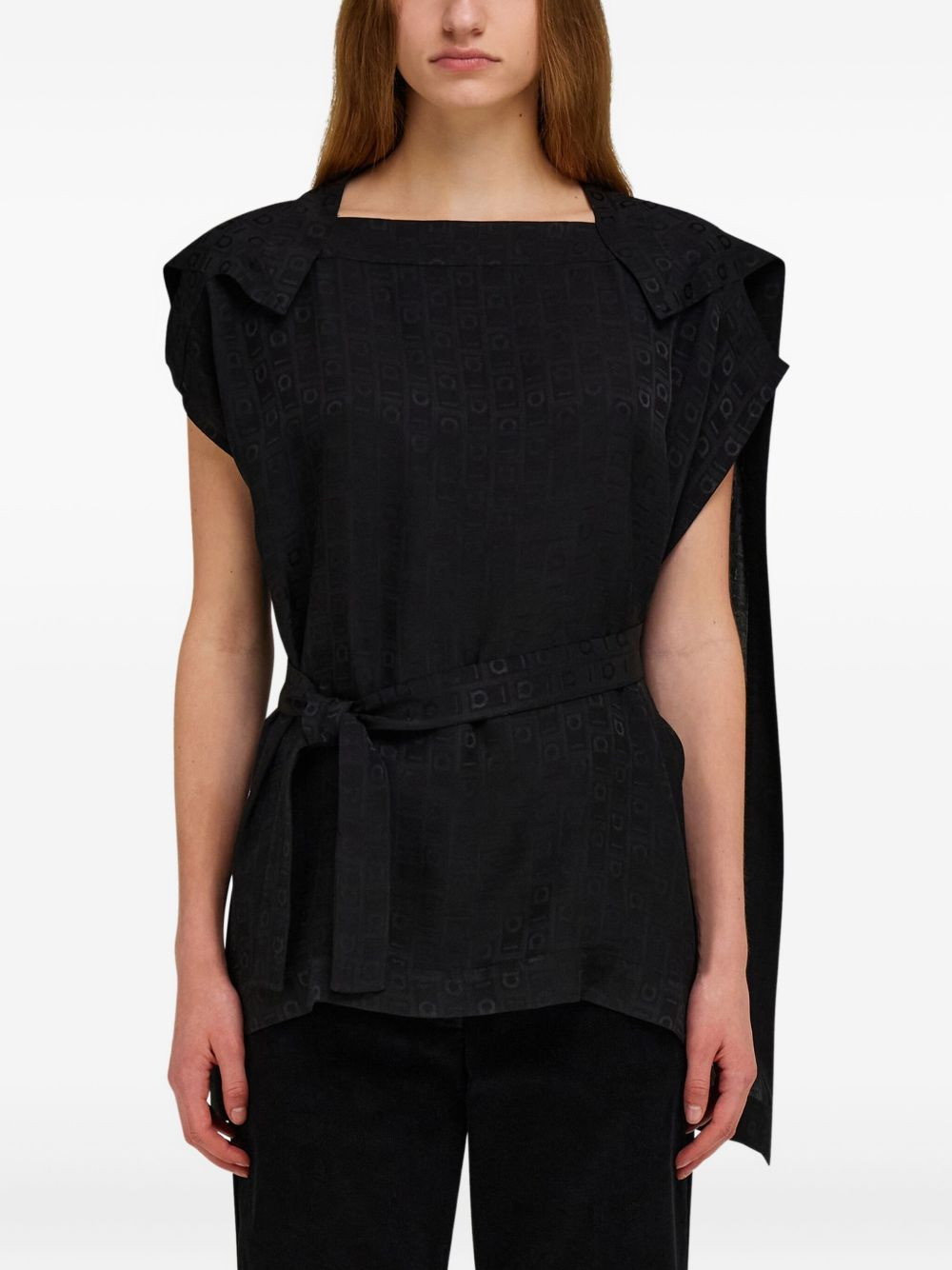 Ferragamo monogram blouse - 3