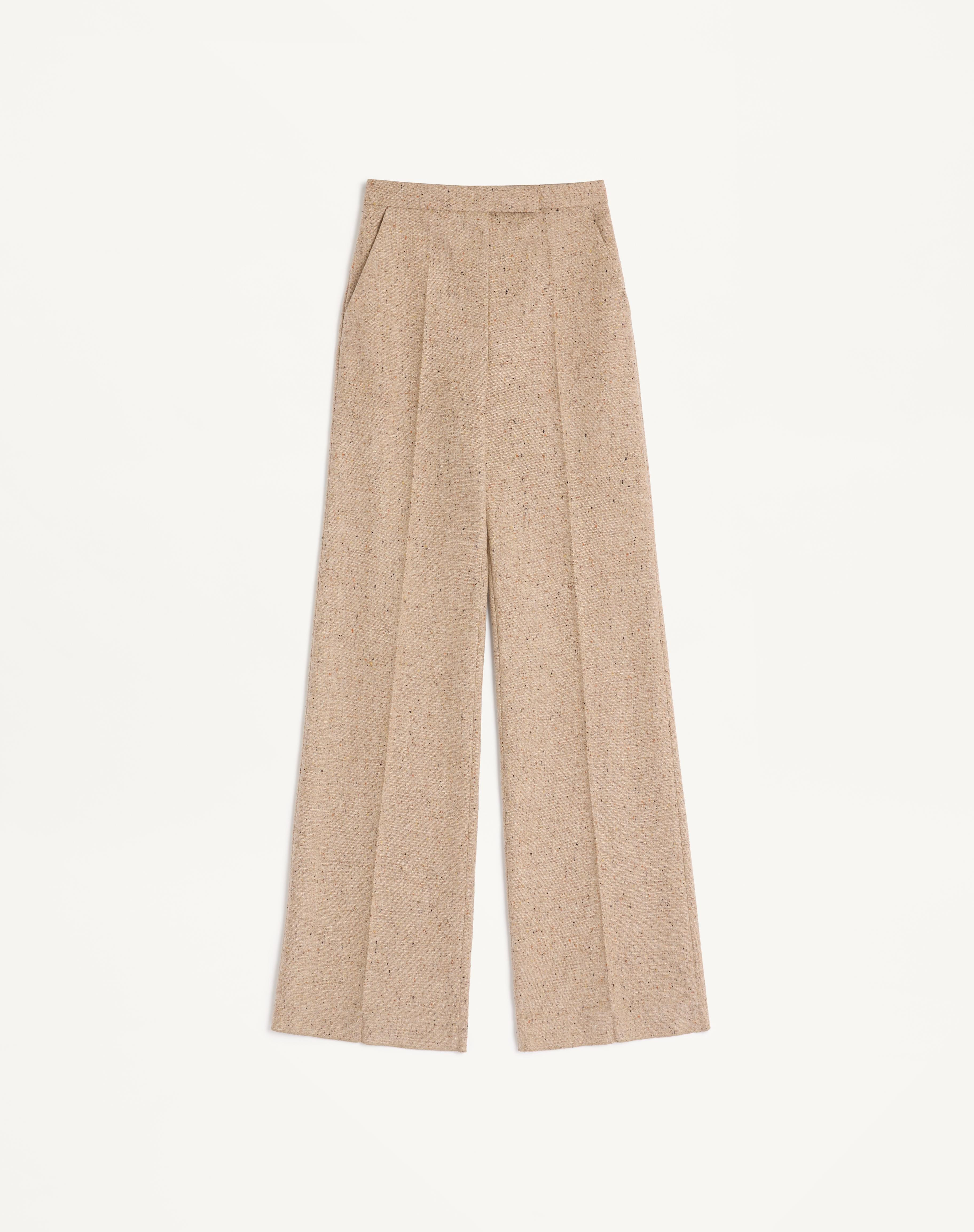 NATTÉ BUTTONED WEAVE PANTS - 1