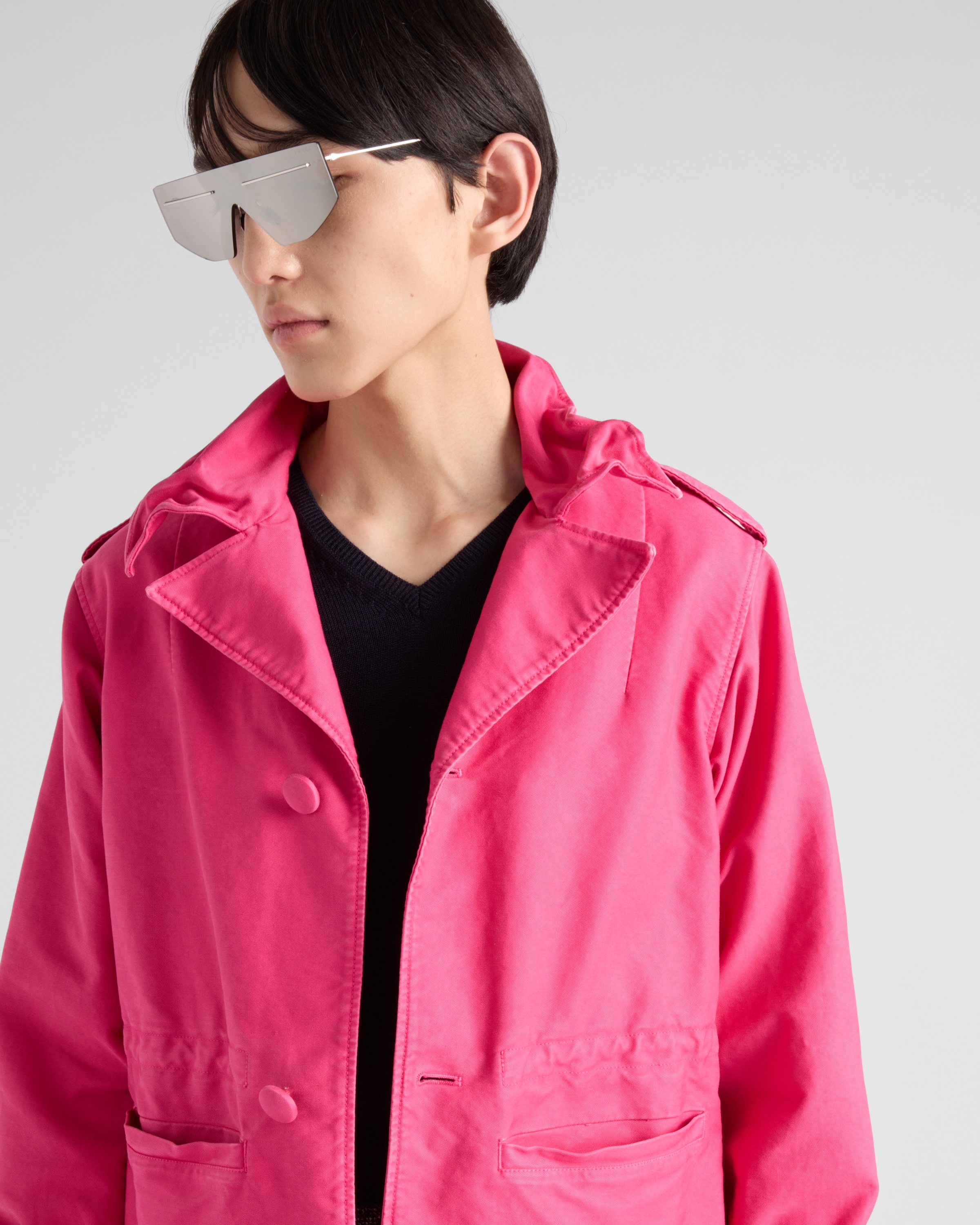 Cotton blouson jacket - 3