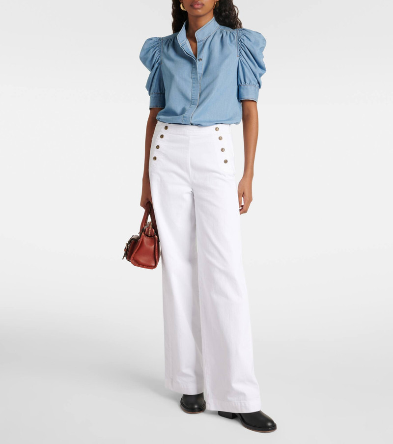 FRAME High-rise wide-leg pants outlook