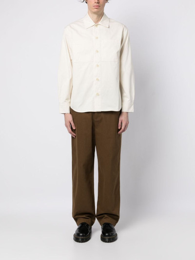 Maison Kitsuné Profile Fox cotton gabardine shirt outlook