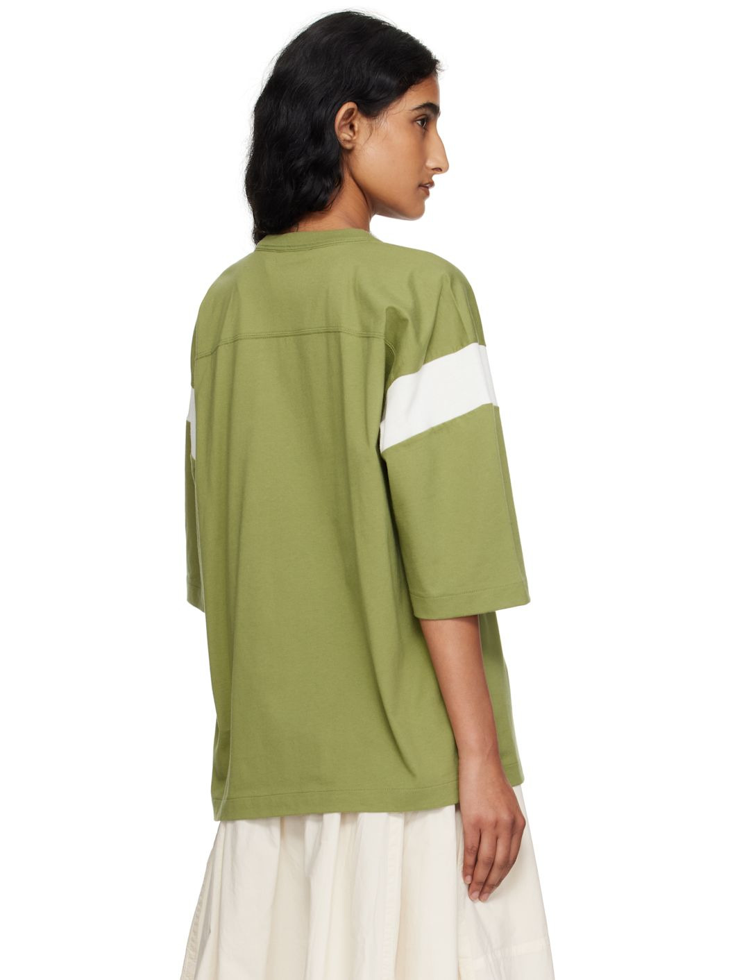 Green & White Skate T-shirt - 3