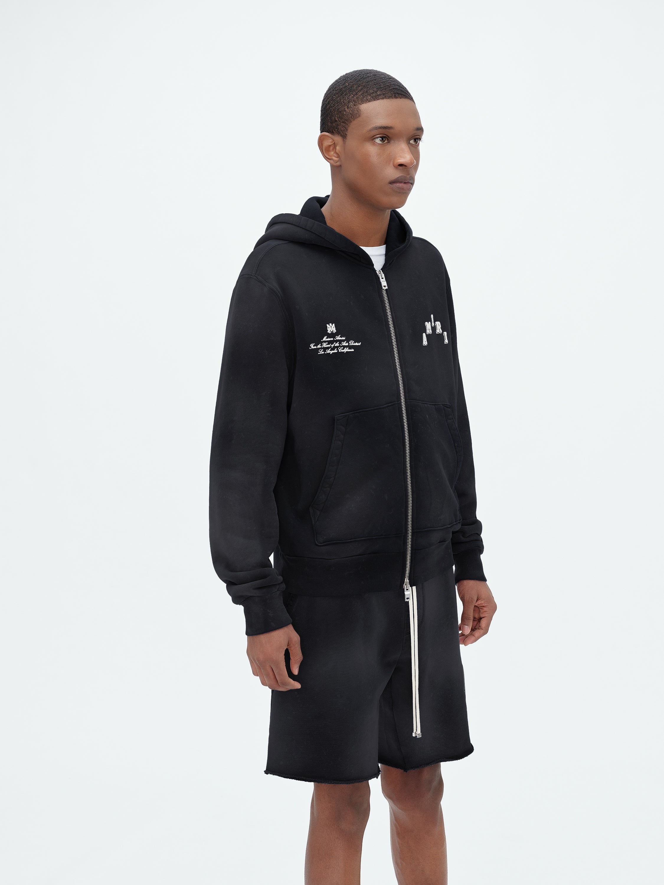 AMIRI VINTAGE COLLEGIATE ZIP HOODIE | REVERSIBLE
