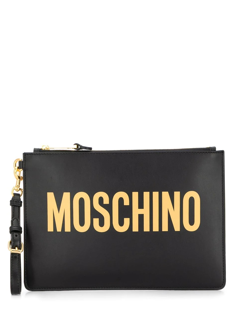 logo printed clutch - 1