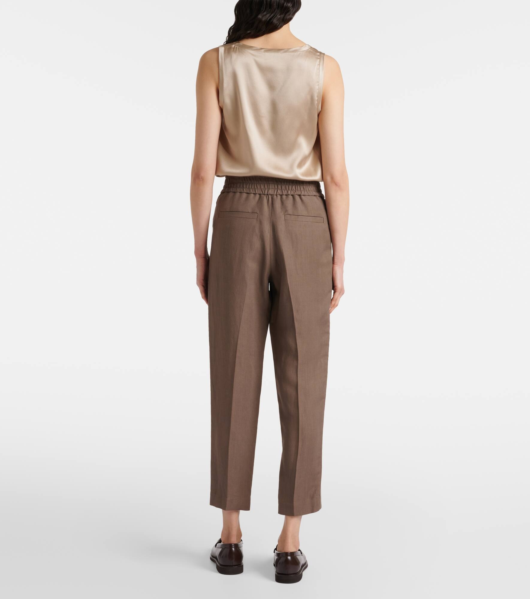 Mid-rise straight pants - 3