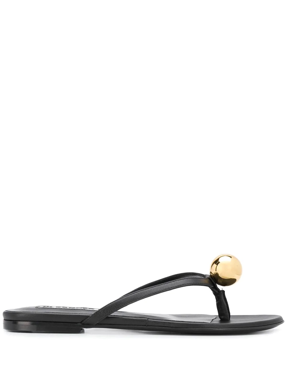 thong strap sandals - 1