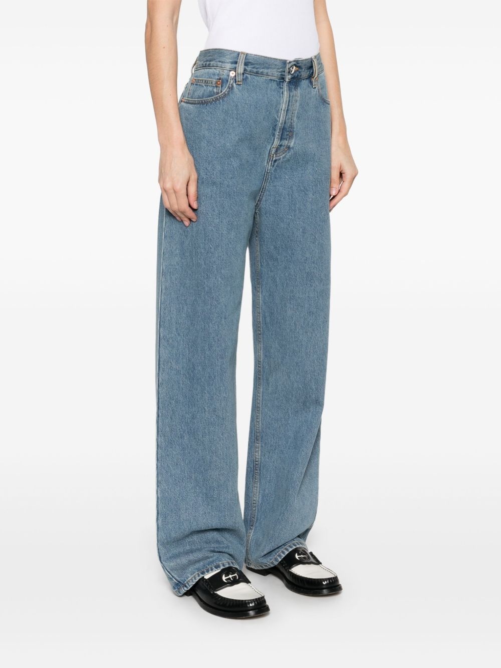logo-patch jeans - 3