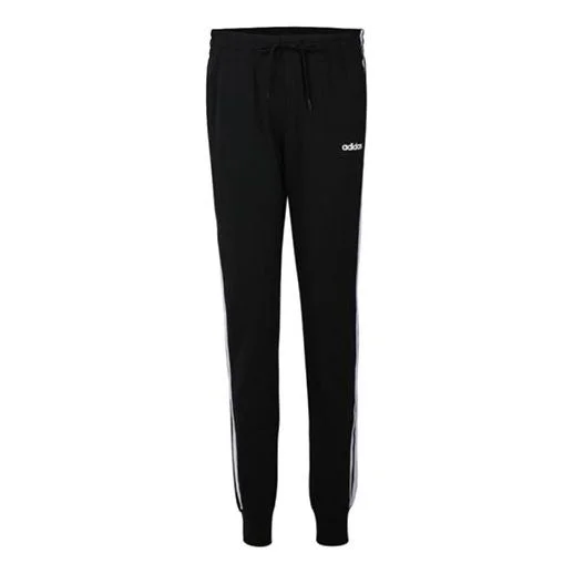 (WMNS) adidas 격자 뜨개질을 한 스포츠 바지 검정 DP2377 - 1