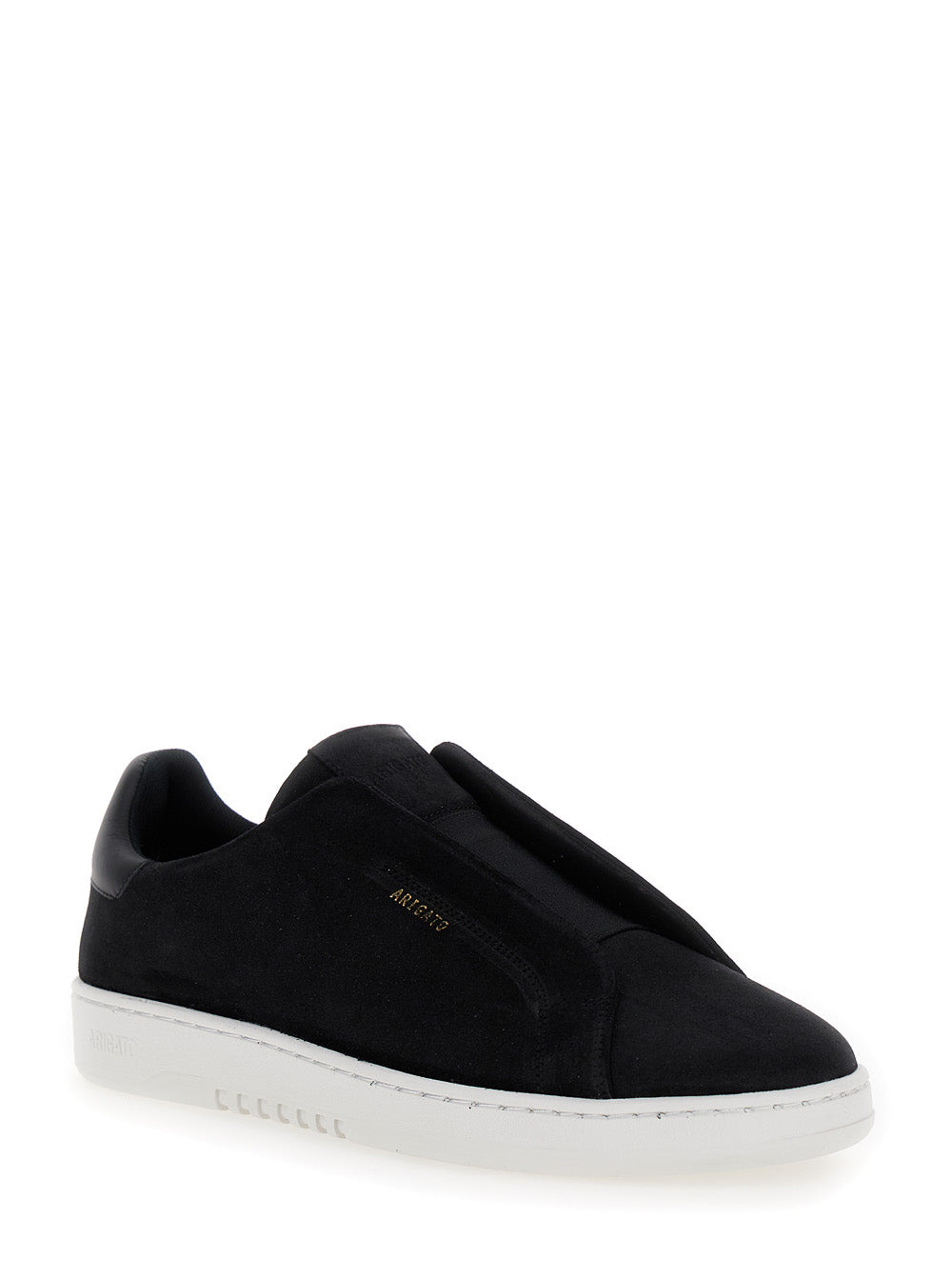 Axel Arigato Men 'Dice Laceless' Black Low Top Slip-On Sneakers In Suede Man - 2