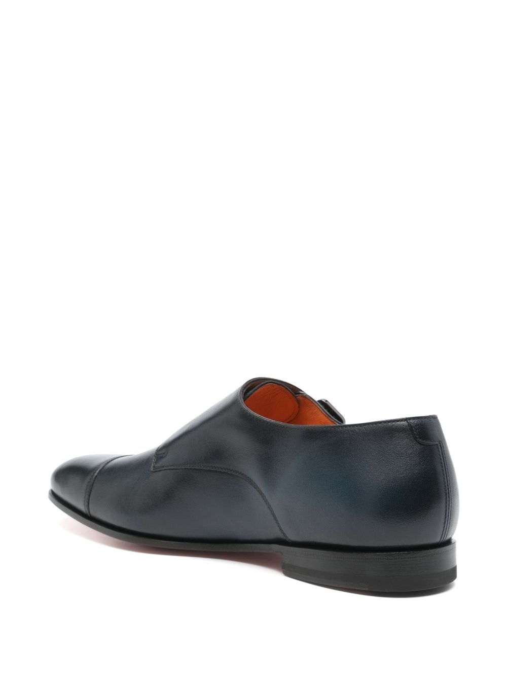 leather monk shoes - 3