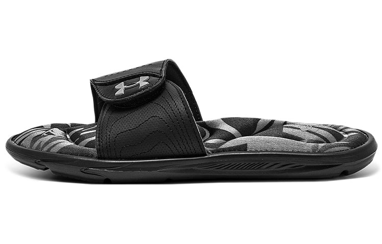(WMNS) Under Armour Ignite VI Graphic FB Sandals Black 3023767-001 - 2