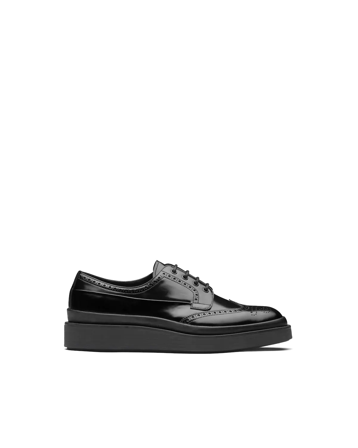 Brushed Leather Derby Shoes - 1