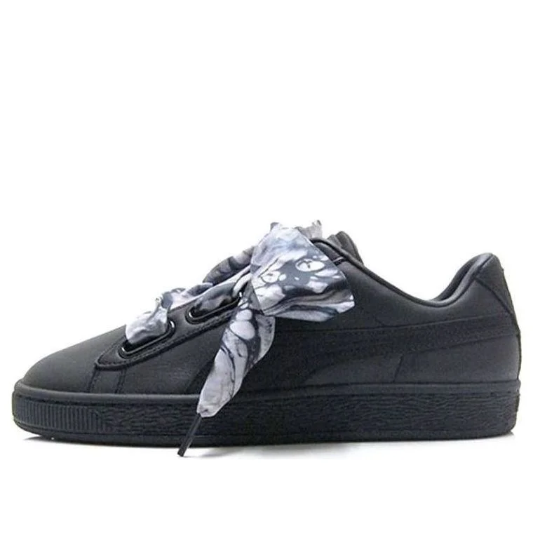 (WMNS) PUMA Basket Heart Mimicry 'Black' 367028-02 - 1