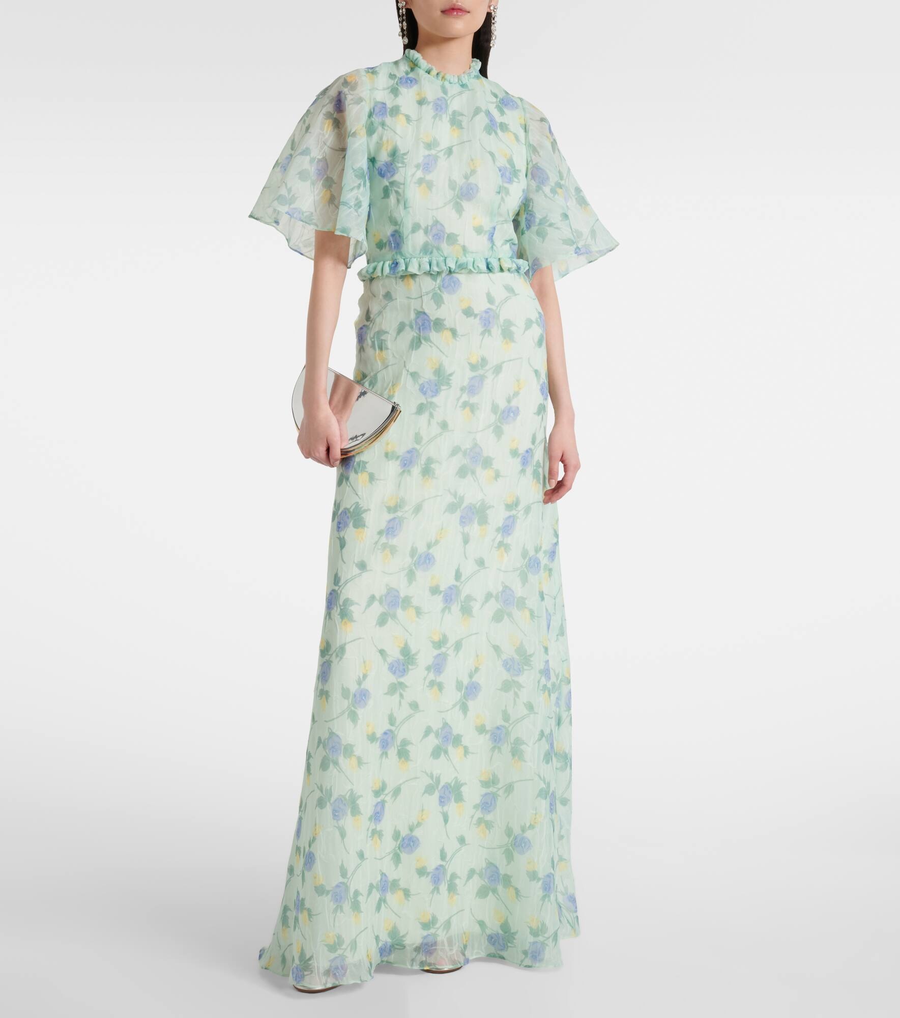 Heather floral organza gown - 2