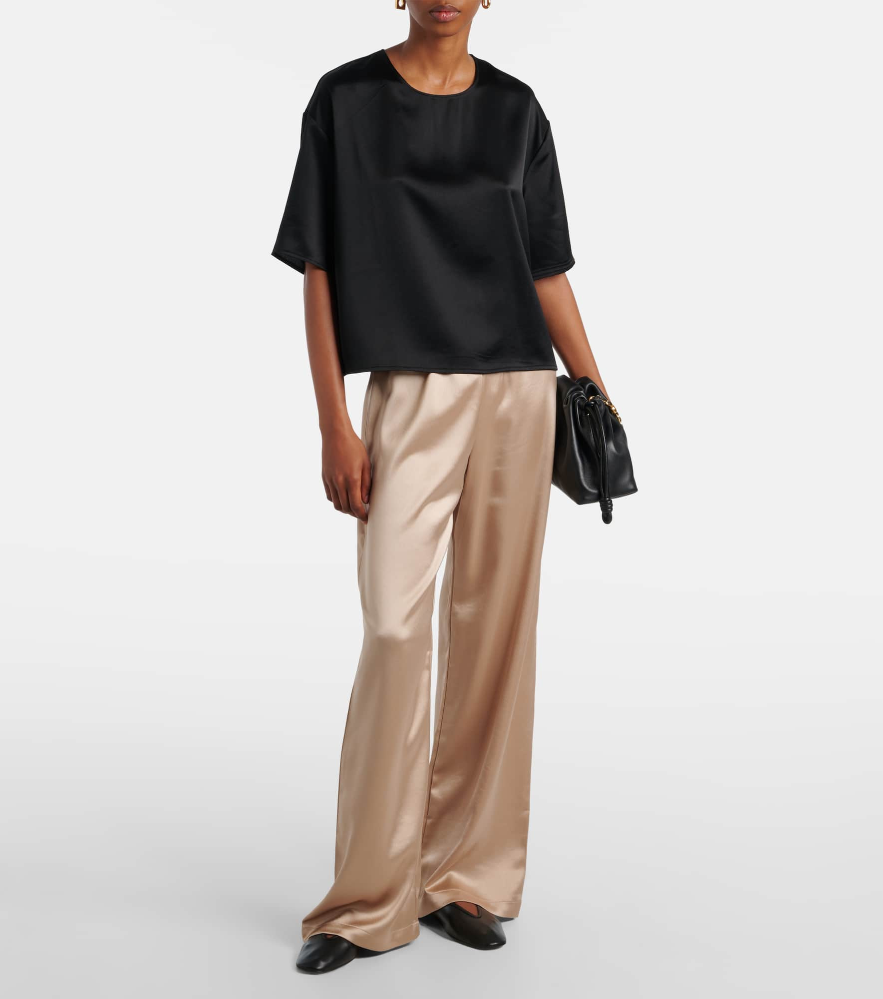 Barb satin T-shirt - 2