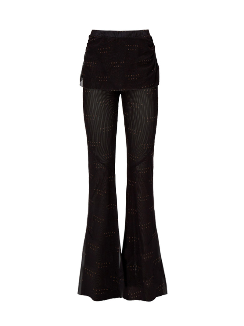 PEBBLES PANTS BLACK LOGO 1