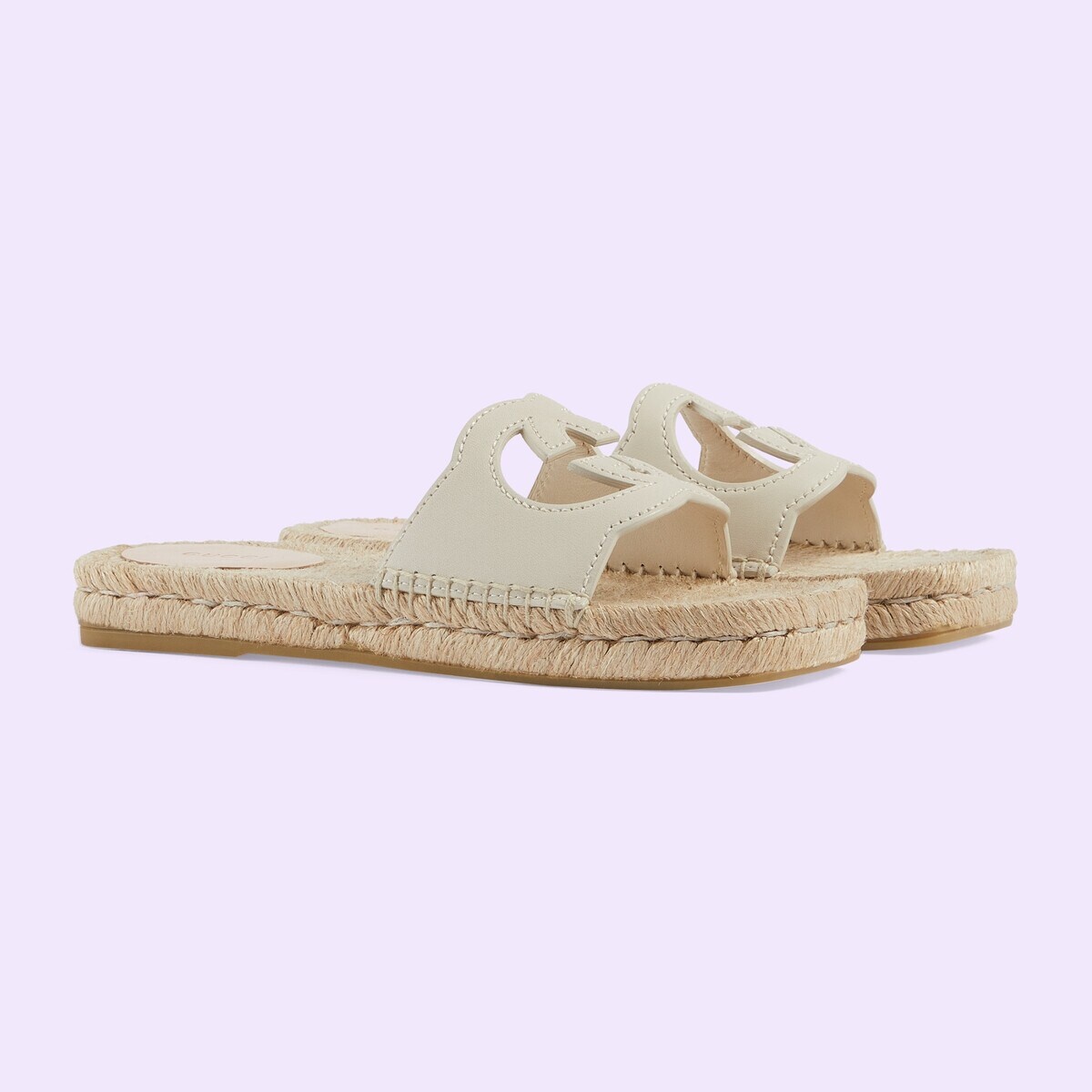 Women's Interlocking G cut out slide sandals - 2
