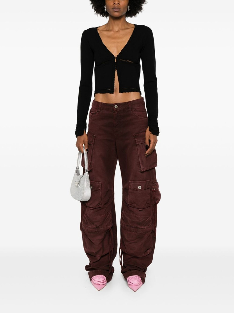 Blumarine scalloped V-neck cardigan outlook