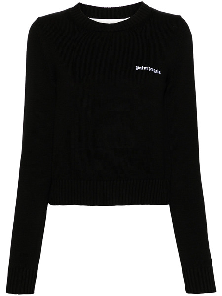 Short sweater with embroidery - 1