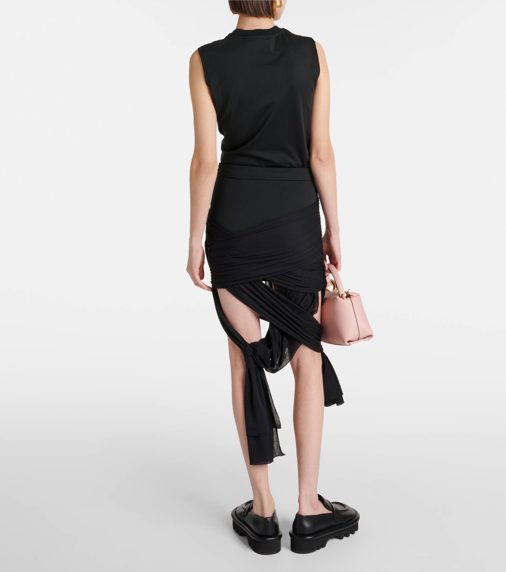 Knot-detail wrap skirt - 3