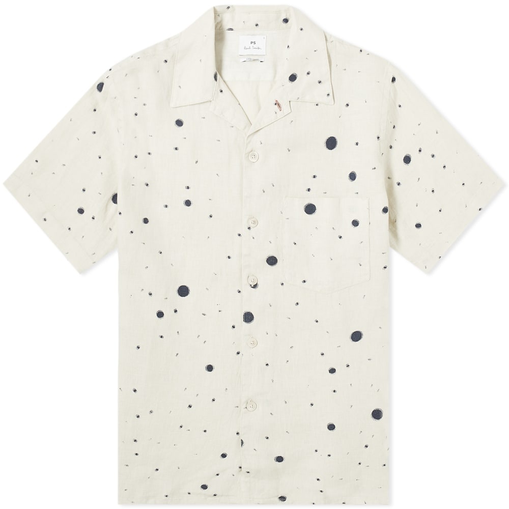 Paul Smith Spot Linen Vacation Shirt - 1