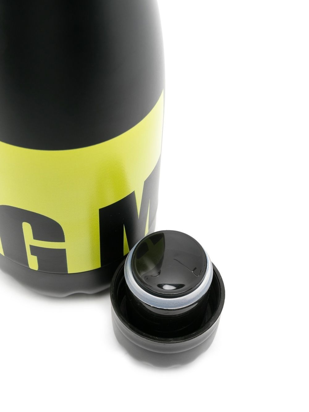 logo-print stainless steel bottle - 3