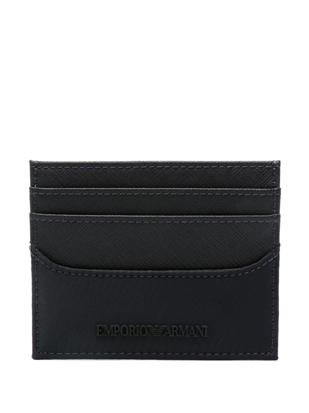 logo-embossed card holder - 1