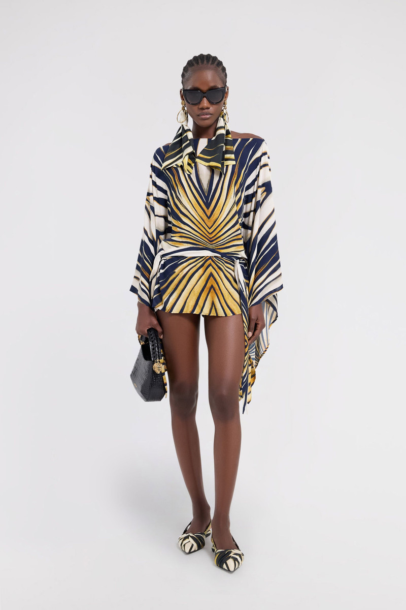 Roberto Cavalli Ray Of Gold Print Kaftan outlook