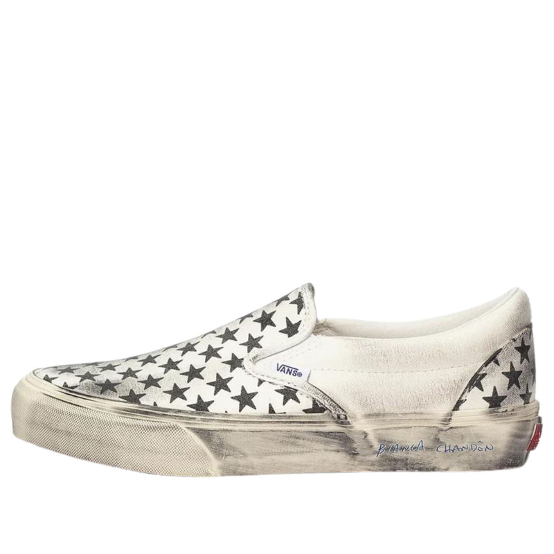 Vans Bianca Chandn x Classic Slip-On VLT LX 'Stressed Black' VN0A3QXYBA21 - 1