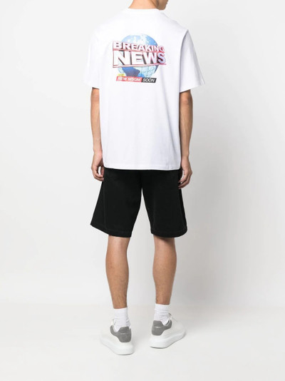 MSGM logo-print T-shirt outlook