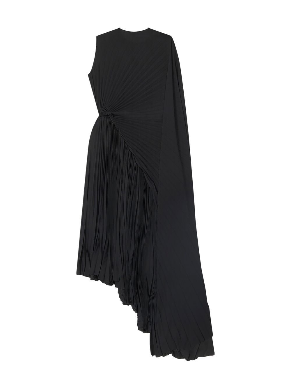 high-low hem pleated dress - 5