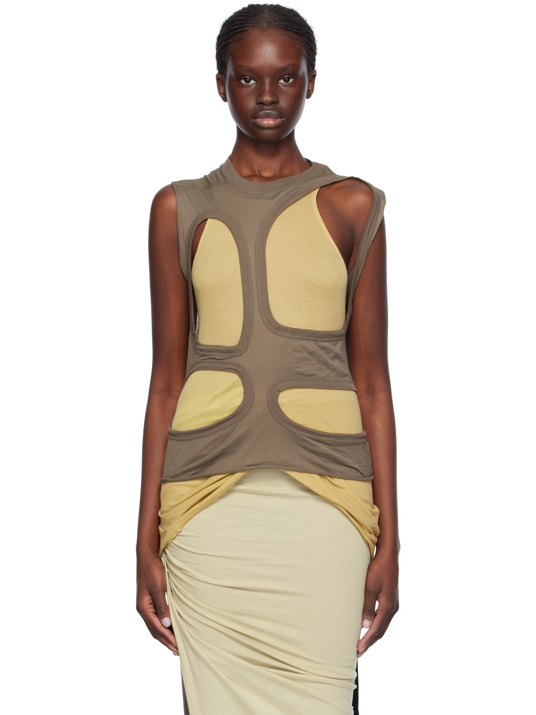 Gray Membrane I Tank Top - 1