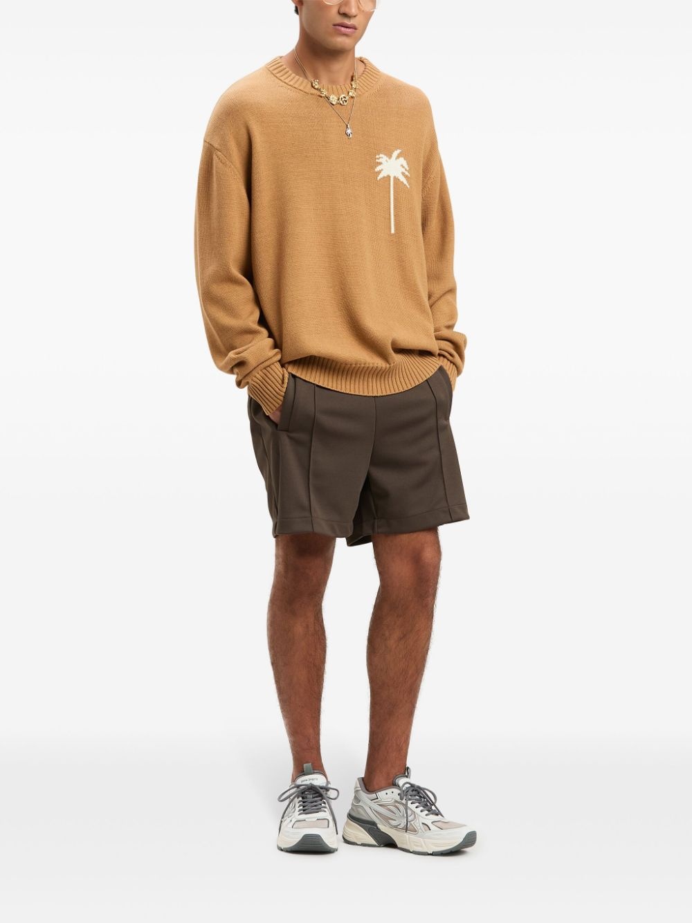 palms-knit sweater - 2