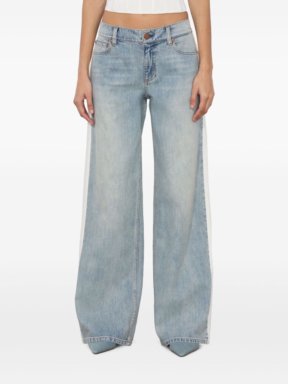 The Road Trip side-stripe jeans - 5