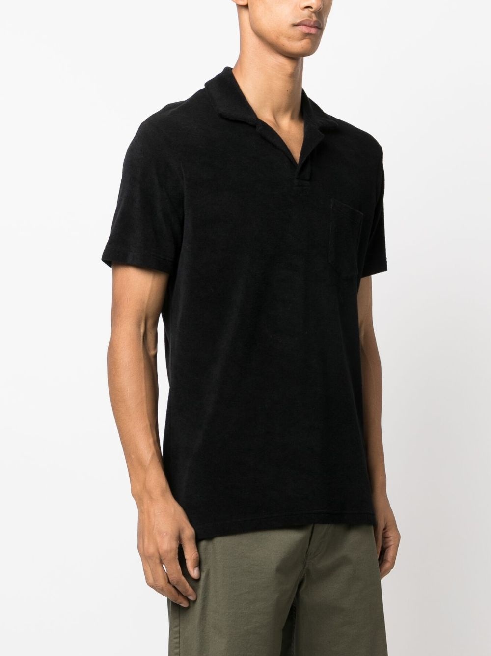 terry-cloth cotton polo shirt - 3