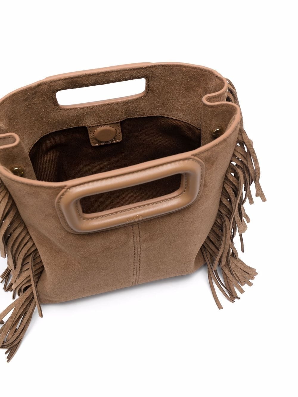 M fringed suede bag - 6