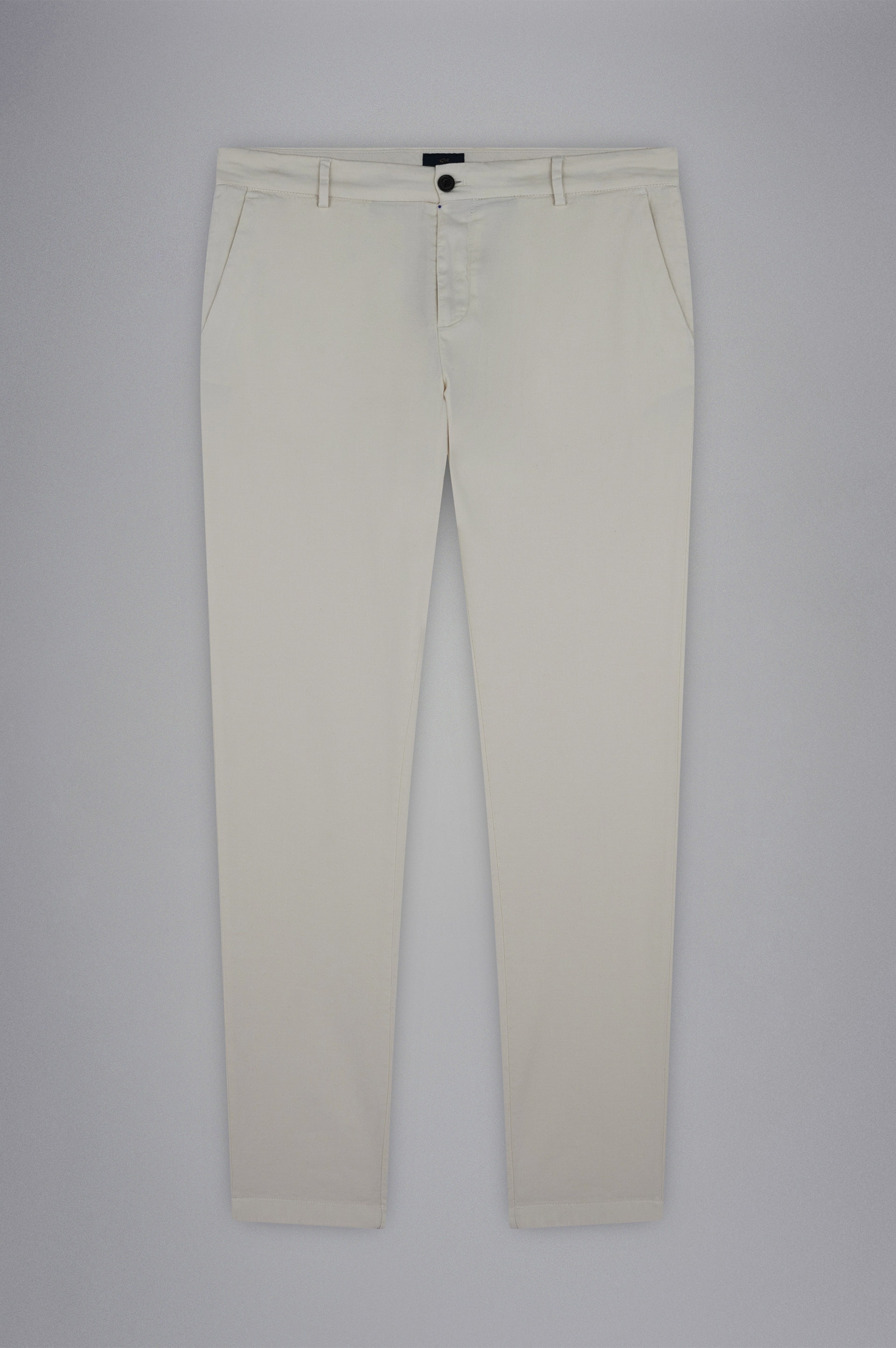 COTTON STRETCH CHINO TROUSERS - 1