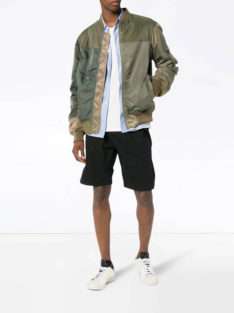 Children of the Discordance MA-1 panelled bomber jacket outlook