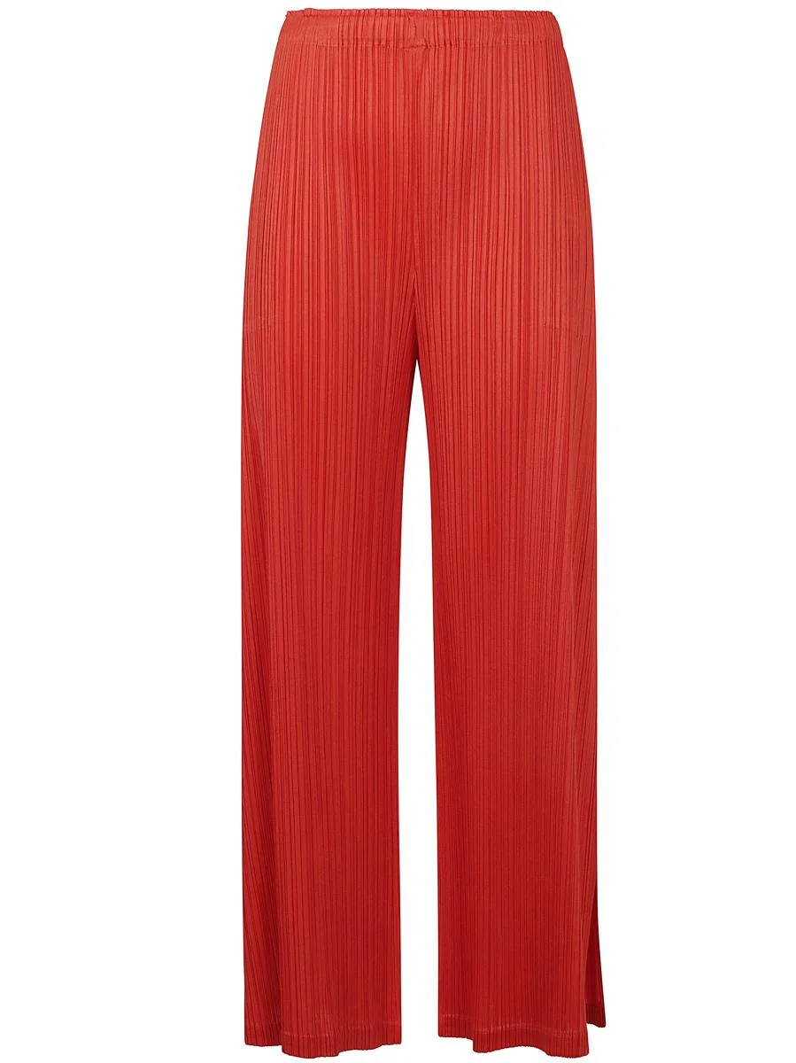 Pleats Please Issey Miyake Monthly Colors: February Trousers Clothing - 1