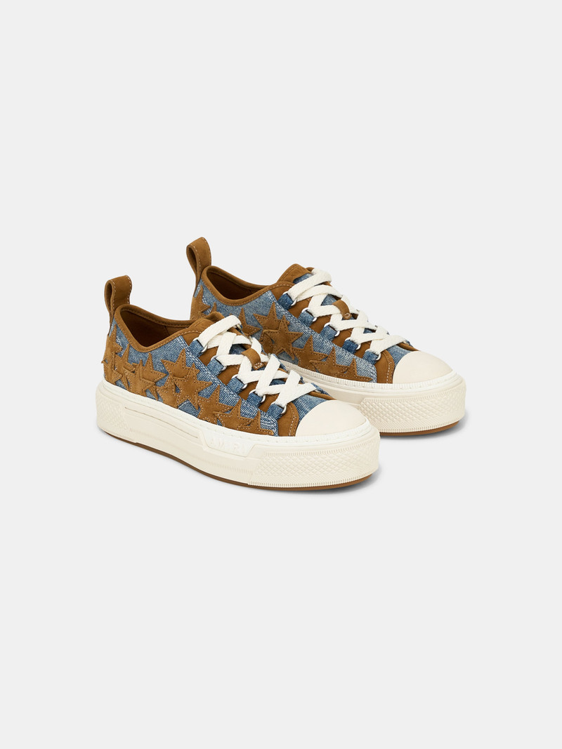 AMIRI WOMEN'S DENIM STARS COURT LOW outlook