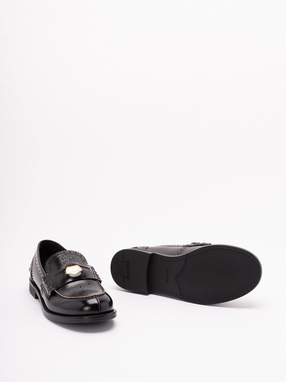 Miu Miu Women `Penny` Leather Loafers - 4