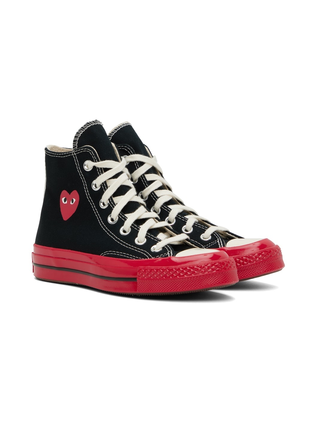 Black & Red Converse Edition PLAY Chuck 70 High-Top Sneakers - 4
