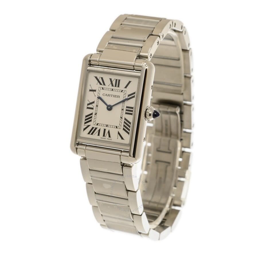 Cartier Tank Must Quartz Silver Dial Men's Watch WSTA0052 - 4