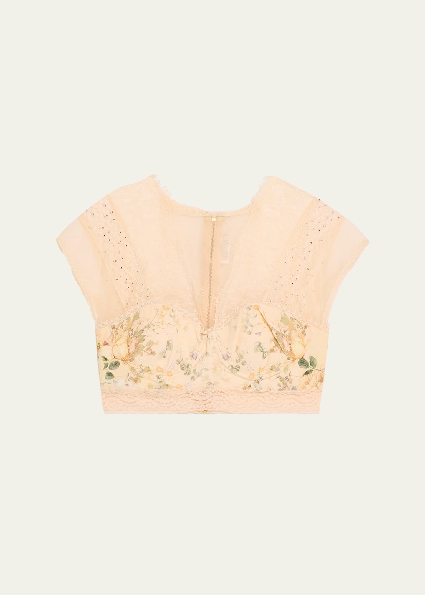 Adorned in Antiquity Lace Splice Top - 1