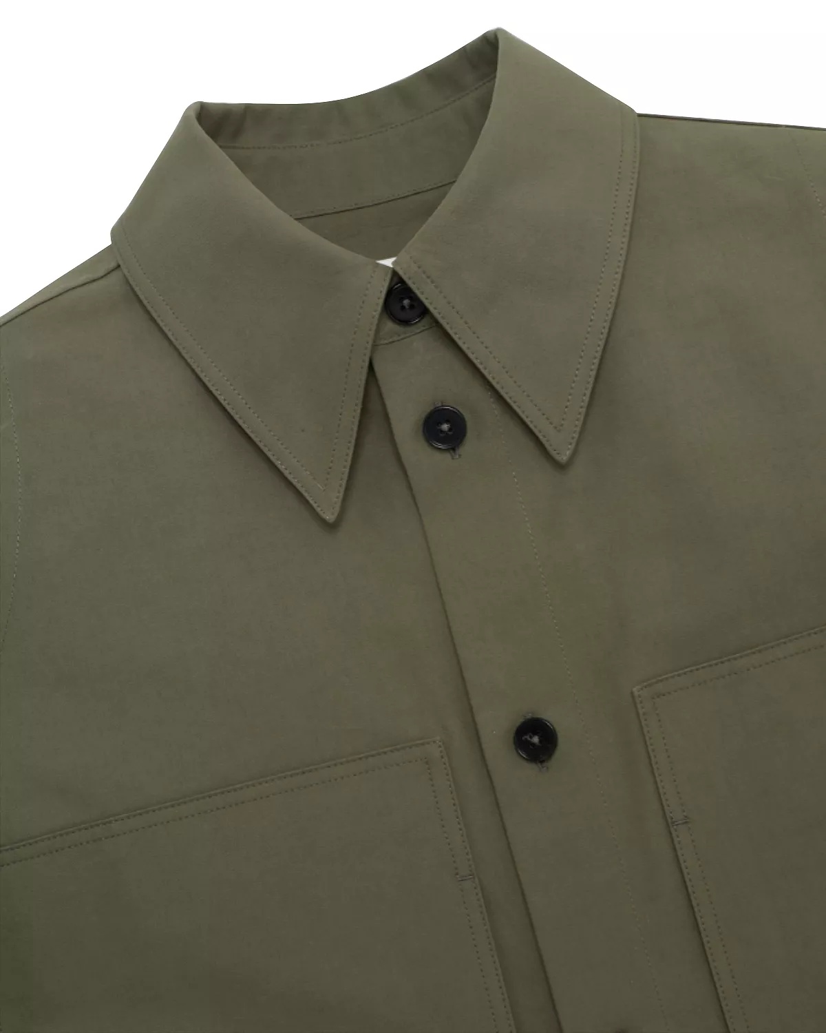 Long Sleeve Button Front Shirt - 3