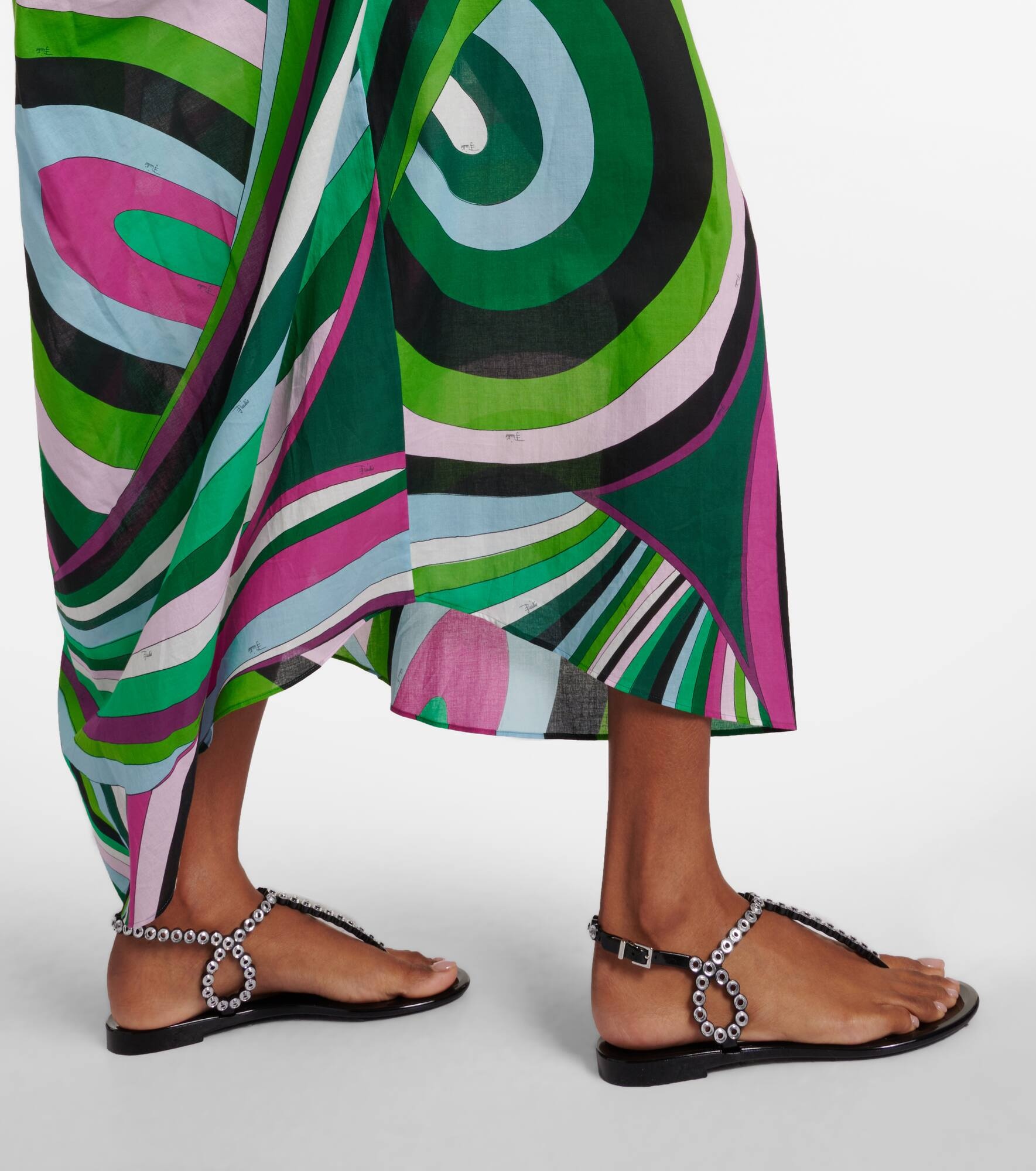 Almost Bare embellished PVC sandals - 4